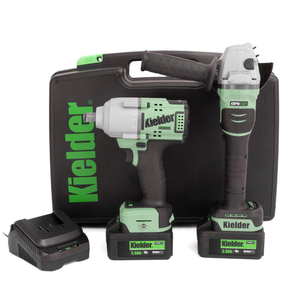 KWT TPK Impact Wrench Angle Grinder Twin Pack